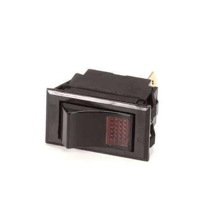 Anets Switch, Rocker Spst (1-0) 125V Red Lt 60046201